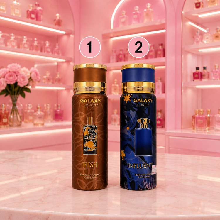 اسپری عطر زنانه Galaxy Concept Irish | پرفیوم اسپری با رایحه جذاب و ماندگار