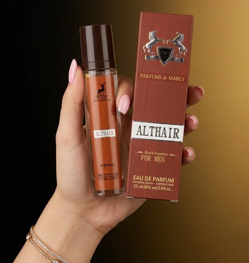 عطر جیبی ۳۵ میل آلتایر مارلی مِیسون الحمبرا (Parfums de Marly Althaïr) – گرم، وانیلی و بسیار جذاب