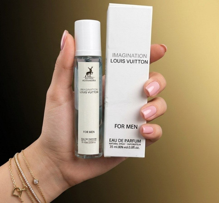 عطر جیبی ۳۵ میل ایمجینیشن لویی ویتون مِیسون الحمبرا (LV Imagination) – خنک، شیک و پربازخورد