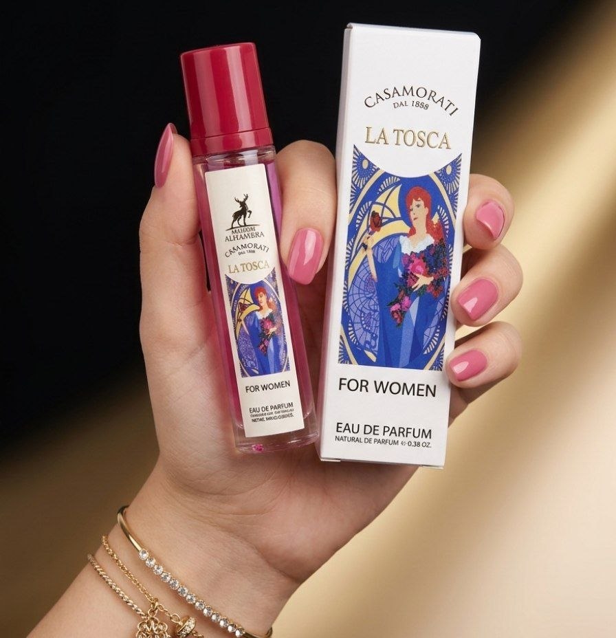 خرید عطر جیبی ۳۵ میل لا توسکا مِیسون الحمبرا (Casamorati La Tosca) – باکیفیت و ماندگاری بالا