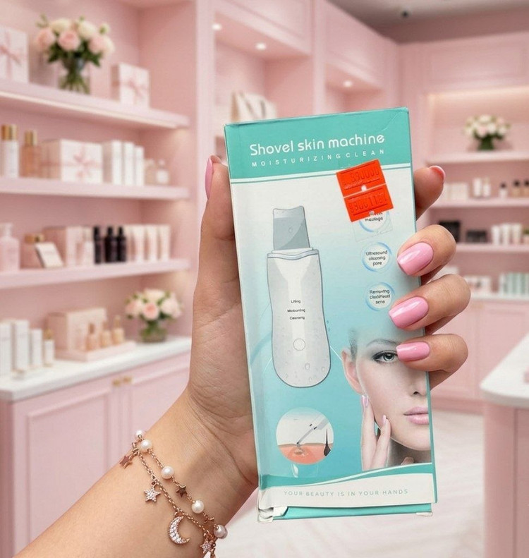 اتوی صورت التراسونیک شاول (Shovel Skin Machine) – درما اف پاکسازی عمیق، لیفت و جذب سرم