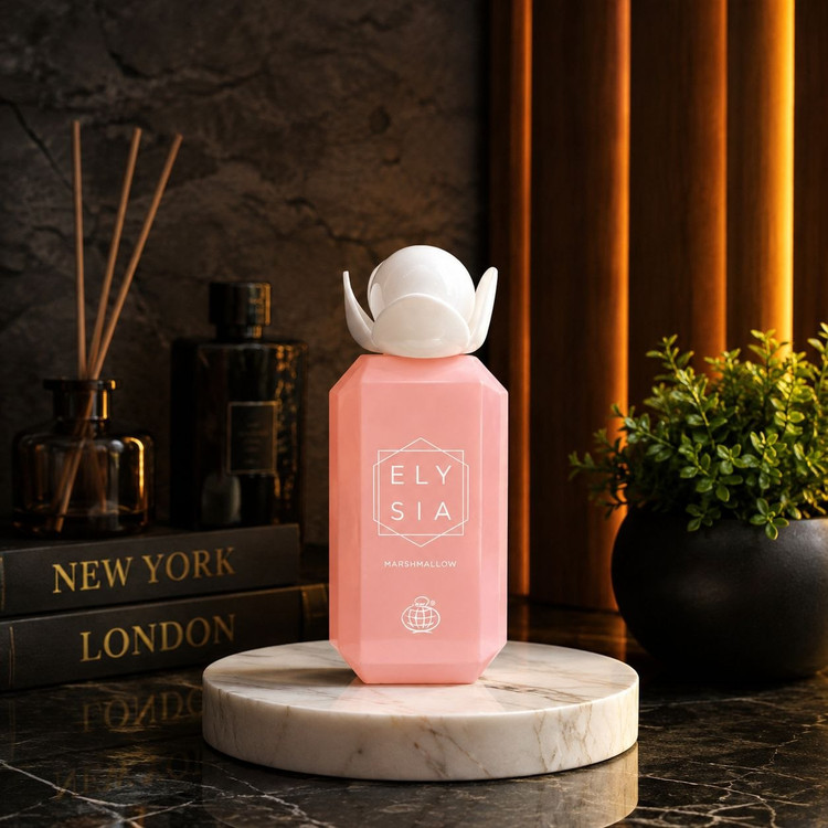 عطر زنانه الیسیا مارشمالو Fragrance World مدل Elysia Marshmallow ادوپرفیوم 100 میل | رایحه شیرین و وانیلی