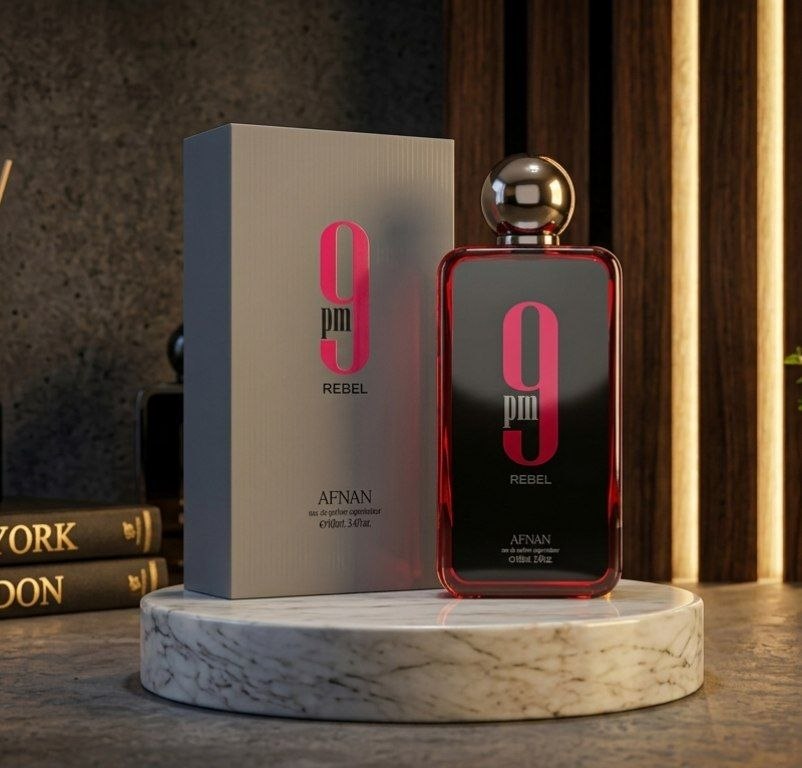 ادکلن افنان 9 پی ام ربل اصلی (AFNAN 9 PM Rebel Eau De Parfum) | ۱۰۰ میلی‌لیتر | پخش بو و ماندگاری فوق‌العاده