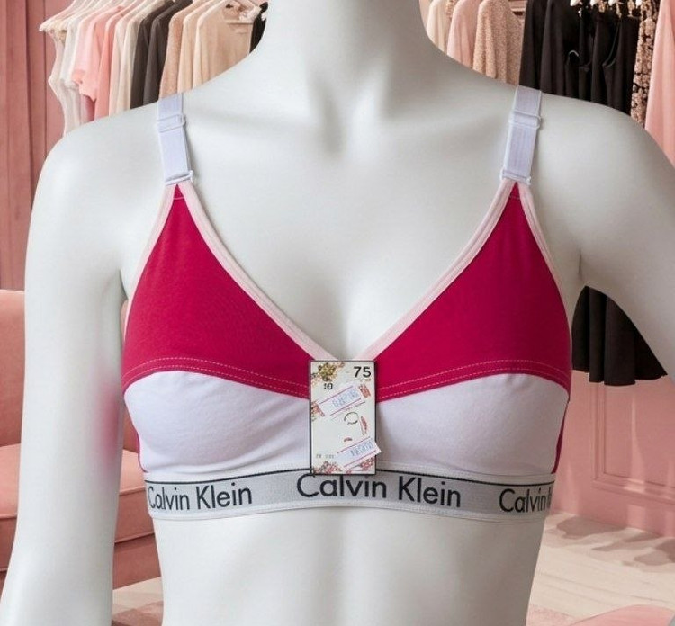 سوتین راحتی اسپرت کلوین کلین (Calvin Klein) کد ۷۵ | نخی، بدون فنر و ضد حساسیت