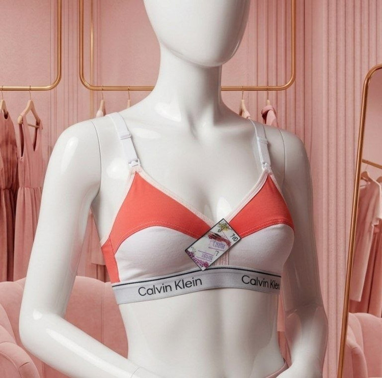 سوتین راحتی اسپرت کلوین کلین (Calvin Klein) کد ۷۵ | نخی، بدون فنر و ضد حساسیت