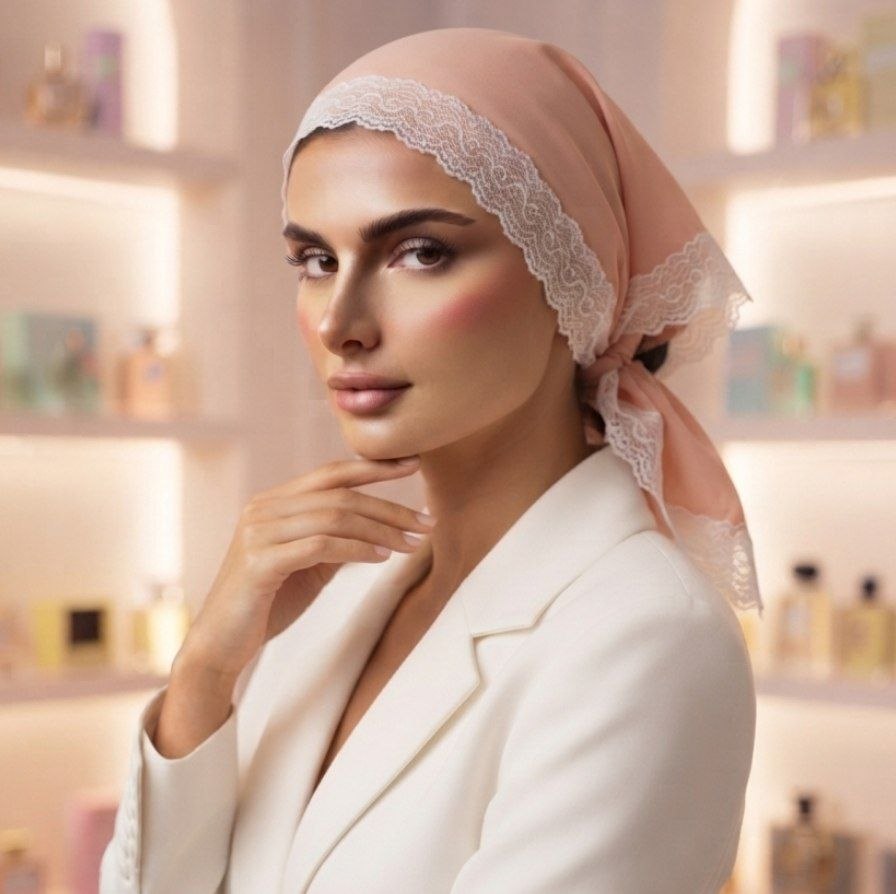 روسری توری زنانه (ساده، پاپیونی، گلدوزی و پروانه‌ای)
